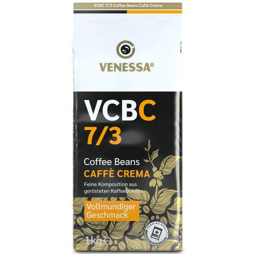 Venessa Caffe Crema - VCBC 7/3 - Ganze Bohne - 12 x 1kg